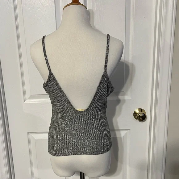 Victoria's Secret Gray Knit Tank Top - Picture 2 of 4